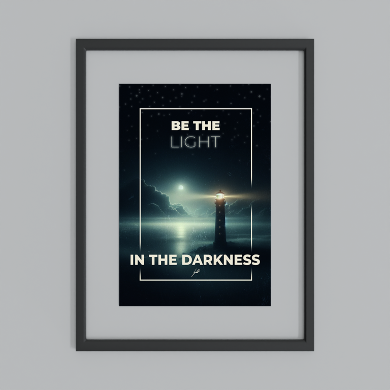 Be The Light (13x19inch Vertical)