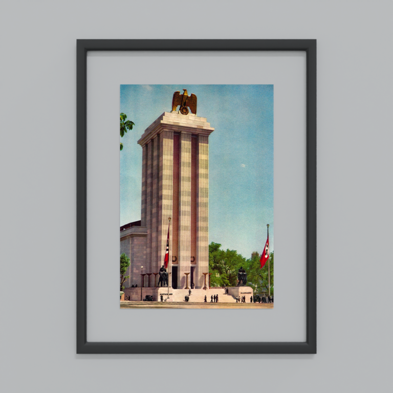 German Paris Pavilion 1937 (13x19inch Vertical)